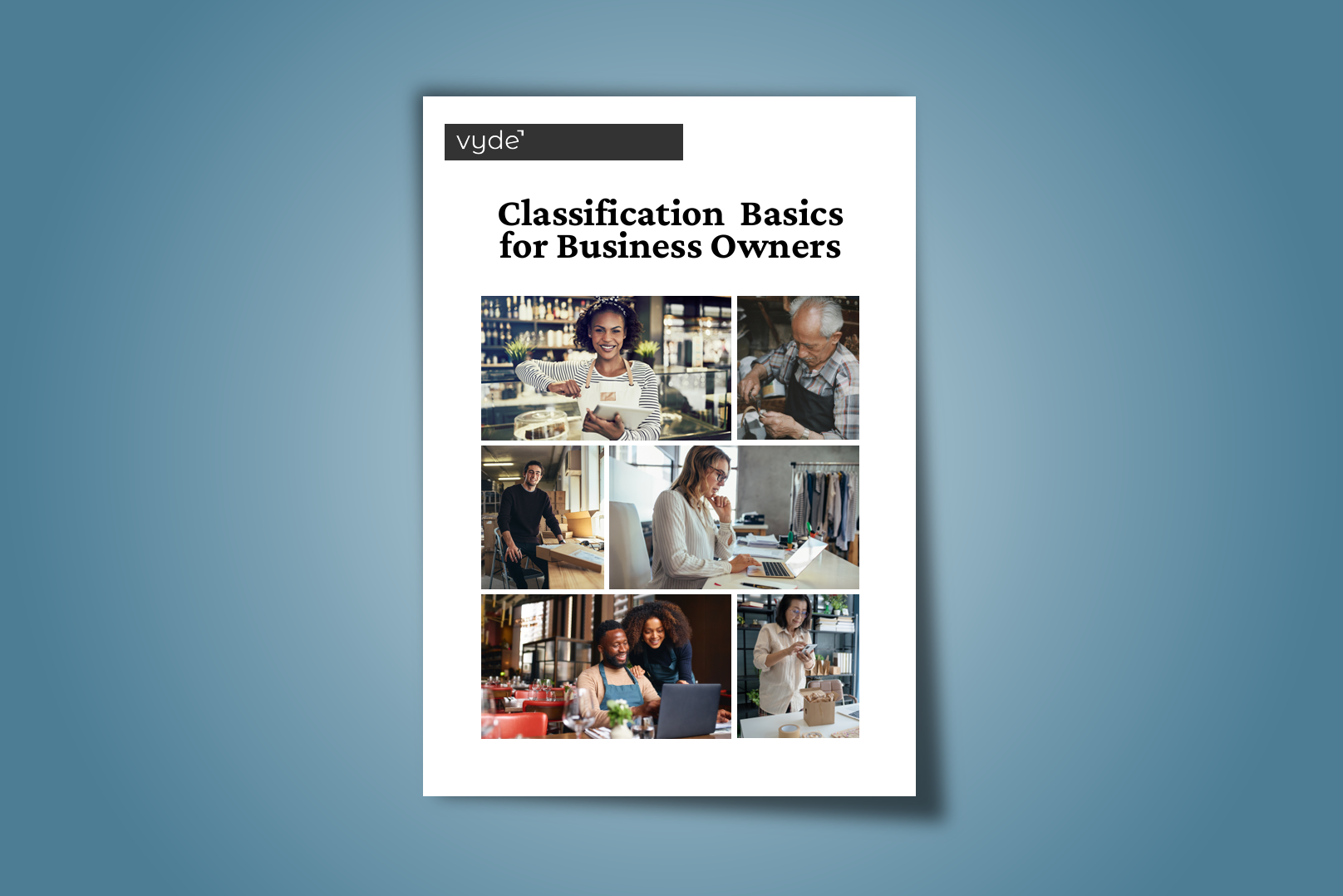 Vyde Classification Basics for Business Owners guide cover