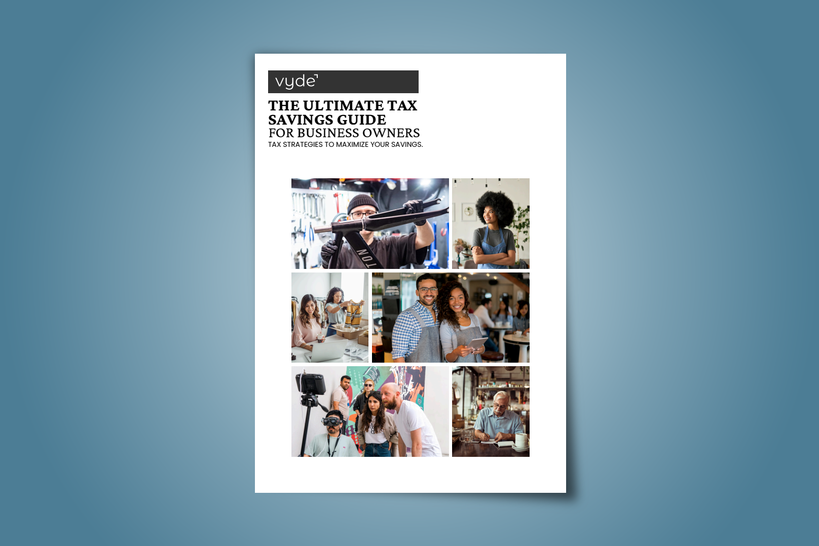 vyde tax savings guide for business owners cover