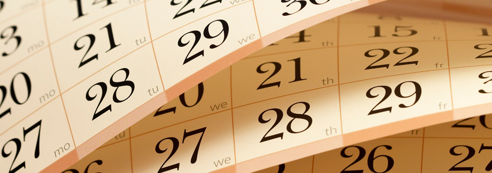 Calendar pages Calendar pages